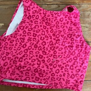 SHEIN PINK CHEETAH TANK TOP